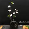 onigiri bento Sashimi Plate dish tray Decorative vase with flowers Sushi shop hotel Restaurant sea food decorations tree flower