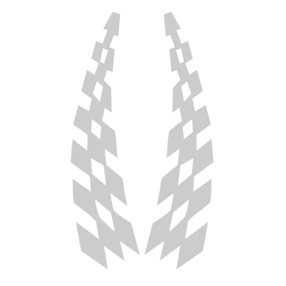 Dilwe Autocollant De Capot Universel Pour Voiture, Bandes De Course