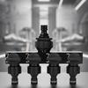 Versatiles Plastic Water Dispenser 4 Way Division With Ball Valves Suitable for Multiple Outdoor Applications