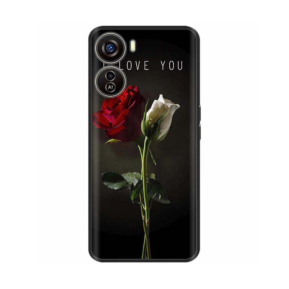 For ZTE Blade V50 Design 5G Case Soft Silicone Phone Cover for ZTE Blade V50 Design 4G 5G Case Shockproof Shell Coque Back Cover