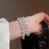 Rose Pearl Bead Necklace Set French Niche Light Luxury Collarbone Chain High-End New Necklace