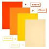 112 Blatt Orange Seidenpapier Herbstfarbenes Seidenpapier Großpackung Geschenkpapier für DIY Bastelarbeiten Partygeschenk