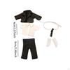 1/12 Doll Clothes, Handmade Full Suit, Costume with Jacket Pants for 6in Model Year Gifts