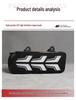 Sequential LED Turn Signal & Brake Light for 15-16 Honda CRV Rear Bumper Reflector Modification