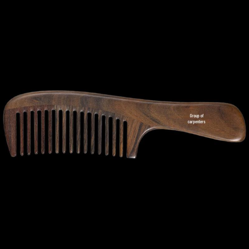 Tan Mujiang Wenge Wood Hair Massage Comb