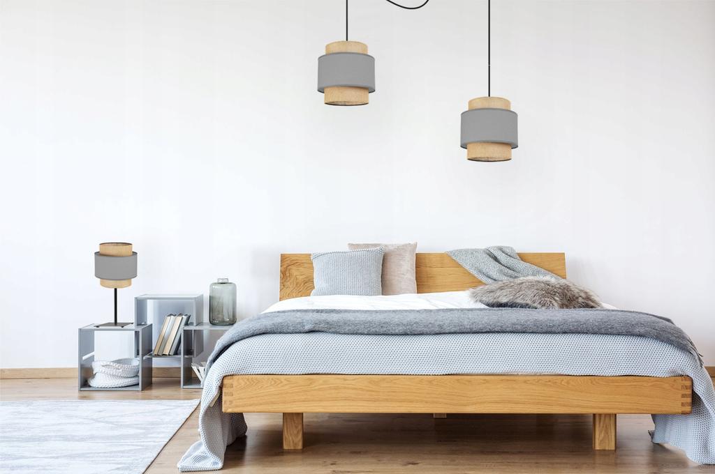 NIGHT TABLE LAMP BOHO JUTA LAMPSHADE 20 CM