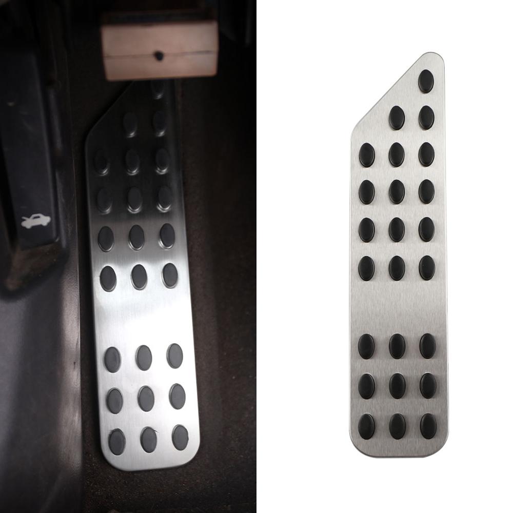 Car Footrest Foot Rest Pedal Cover for Chevrolet Cruze Trax Sonic Malibu Equinox LHD Dead Pedal Stainless Steel Pad Accessories