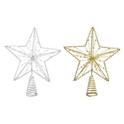 Christmas Tree Topper 5 Pointed Star with Led Light Tree Decoration Trees Star