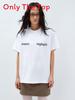 Streetwear Letter Embroidered Cotton T Shirt For Teens Casual Daily Wear