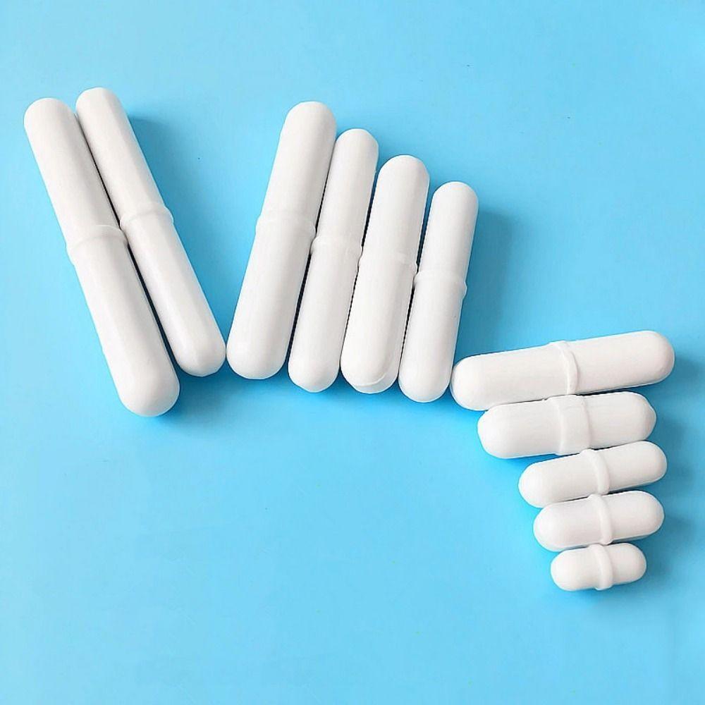 10Pcs PTFE Magnetic Stirrer Mixer 6-15mm Rotating Biological Stirrer Magnetic Stir Bars  Biology