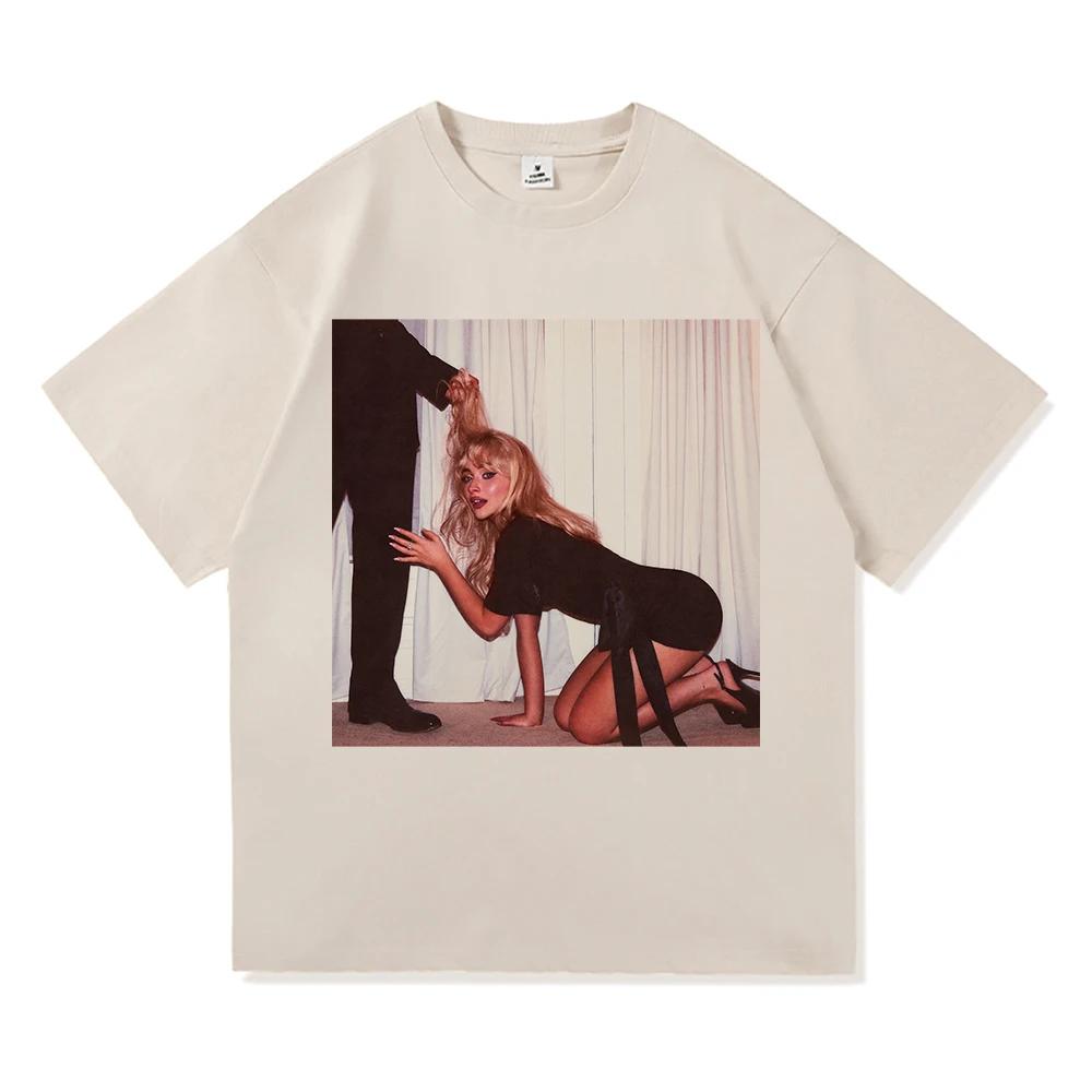 Sabrina Carpenter Man’s Best Friend Y2K T Shirt Hot Fashion Men_Women Vintage Manchild T-Shirt High Quality Cool Cotton Tees 4XL