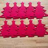 10Pcs Felt Utensil Holders Christmas Tree Shape Cutlery Sleeves for Cutters And Forks Holiday Table Decor