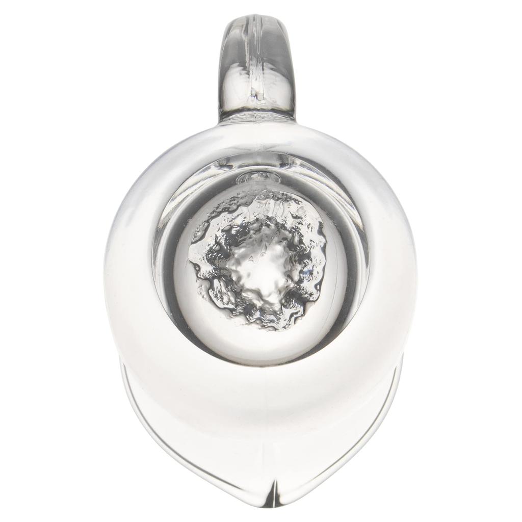 Mizusaki Glass Milk Pitcher/Creamer, Approx. 70ml, Fuyo Design, Made In Japan, MKG-010374