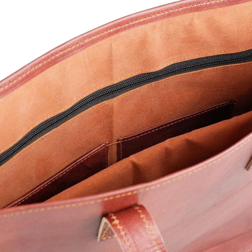 Ręcznie robiona torebka damska torebka z prawdziwej skóry podróżna torba na ramię na zakupy