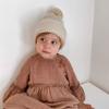 Căciulă tricotată pentru bebeluși cu pompon mare, călduroasă de iarnă, beanie pentru fotografie nou-născut, pentru băieți fete 0-12 luni