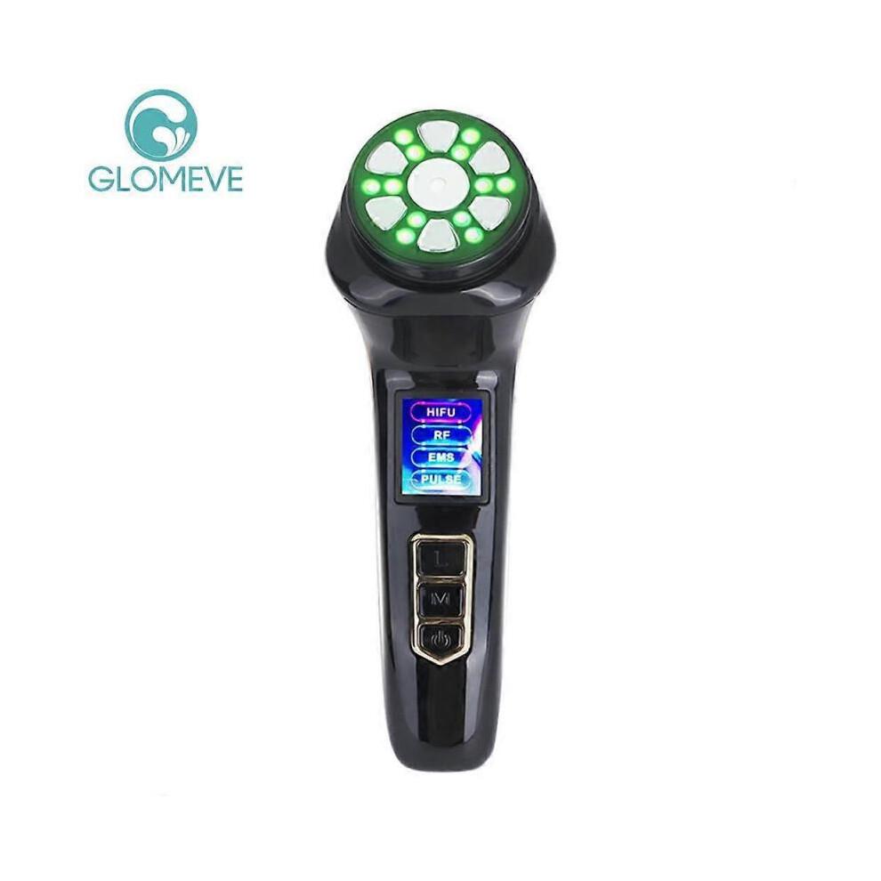 (EU-Stecker) NEUES 4-in-1-Mini-HiFu-Ultraschall-RF-EMS-MFIP-Puls-Gesichtslifting-Hautstraffungs-Anti-Falten-Massagegerät SPA-Schönheitsgerät