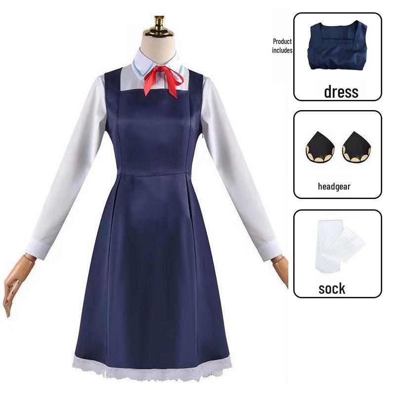 Round Spy Playhouse Anya Cosplay Dress Skirt - Eden Academy Anime Costume