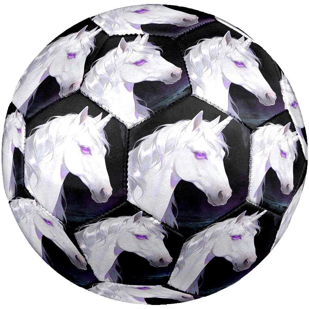 1pc Unicorn Dreamscape Theme Soccer Ball Football, Size 5, Lightweight PVC, Outdoor Training Soccer Ball,Gift c655