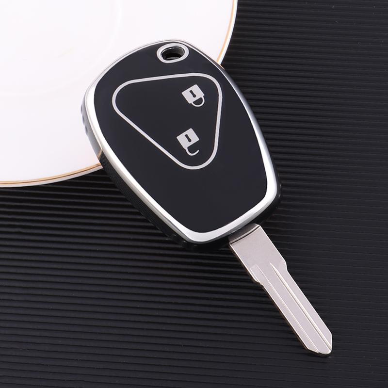2 Buttons New Tpu Remote Key Fob Case Cover For Renault Megane Modus Espace Laguna Duster Logan Dacia Sandero Fluence Clio Kango