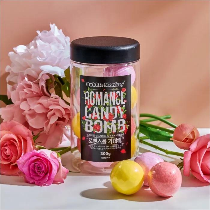 

Bubble Monkey Romance Candy Bomb Carbonated Bath Bomb 30gx10ea