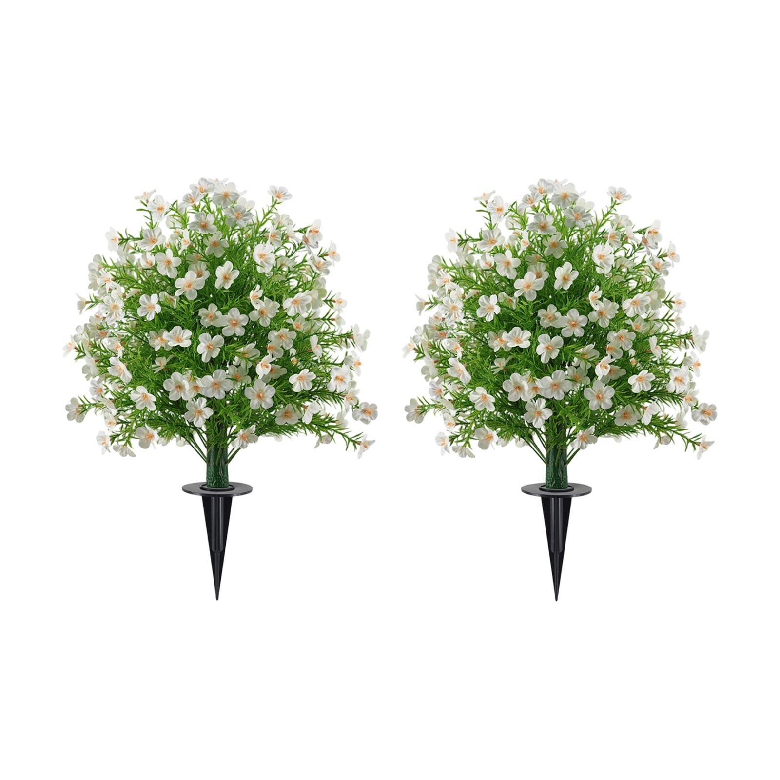 

2pc Simulation Of Indoor And Outdoor Potted Plants One Size