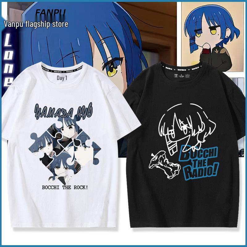 

Bocchi the Rock Anime Ryo Yamada Summer Style Unisex T-Shirt M