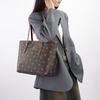 Damska torba shopper z prostym nadrukiem, duża pojemność, 2025 - Wszechstronna, codzienna, modna torebka