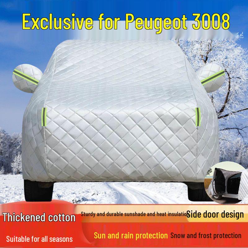 

Peugeot 3008 Sun & Rain Protection Car Cover - Heat Insulating, Dustproof. Peugeot 3008