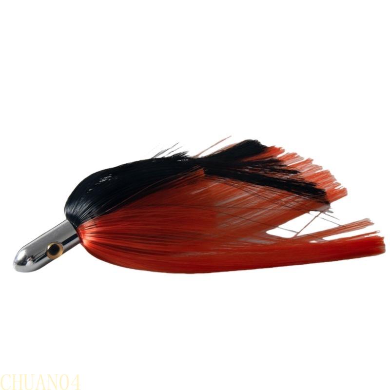 A1A2 Squid Skirt Trolling Lures Coppers Head Octopuses Squid Skirt Baits Seawater Fishing Lures Drag Fishing Trolling Lures 60g