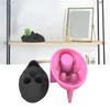 Cute Skull Head Silicone Mold Flower Planter Mold Skeleton Flower Pot Resin Mold for DIY Home Decoration Concrete Mould
