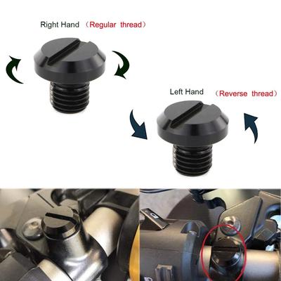 2 szt. Uniwersalne śruby zatyczki do otworów lusterek motocyklowych M10 Dla Triumph Bonneville Triumph Street Triple 675 Lustro motocyklowe