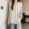 Plus Size Sleeveless Round Neck Vest - Summer 2026 Loose Slimming Top for Women