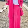 Korean Style 2025 Loose Casual Padded Shoulder Suit Jacket - Multiple Colors