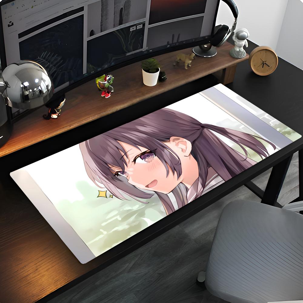 Yuki Suou Mouse Pad Anime game mause pads cs lol XXL Home HD Computer Desk Mats Carpet Gamer Office Laptop Soft Desktop 700X300