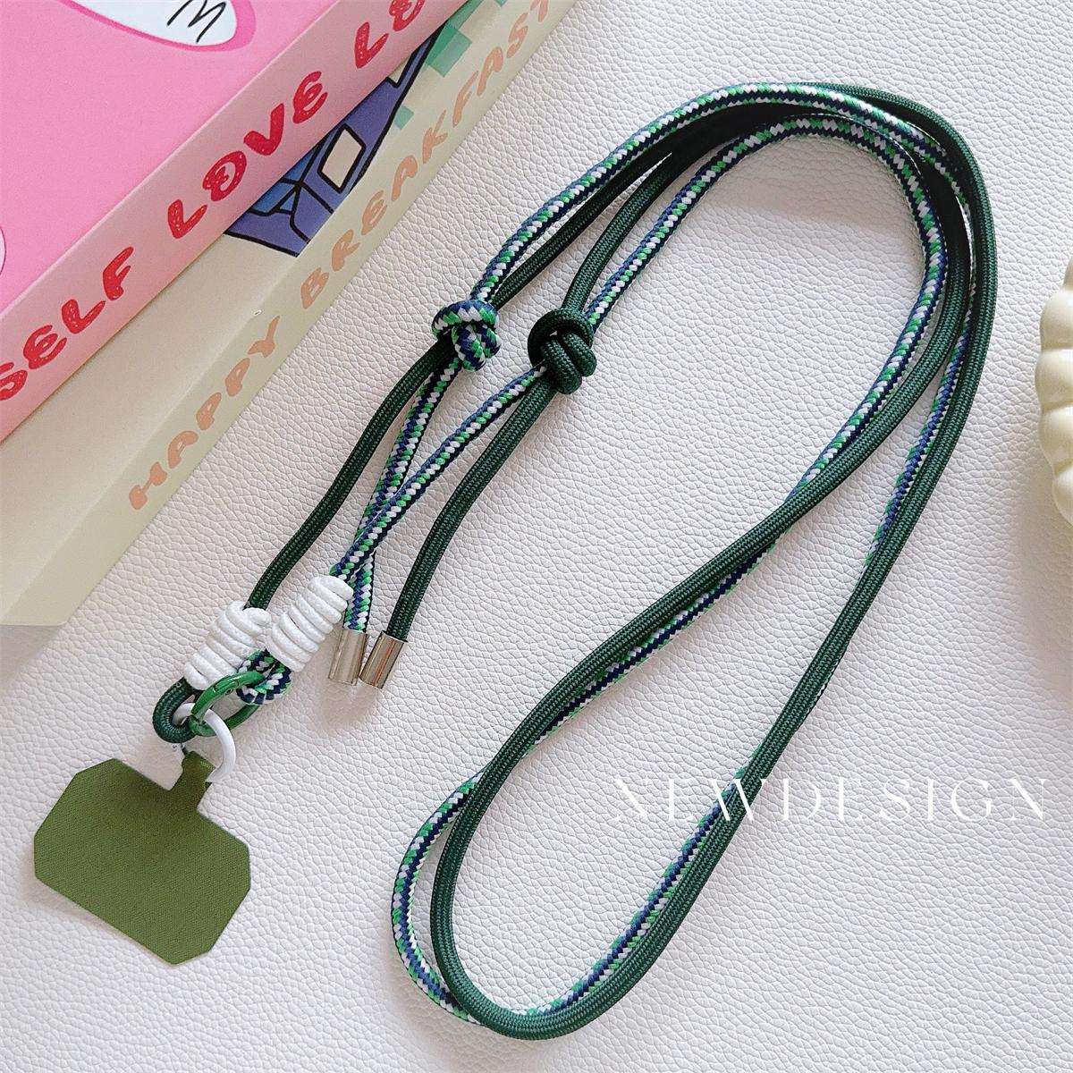 

Cute Coloful Phone Lanyard Diameter Outdoor Universal Case Crossbody Shoulder Card Neck Cord Clip Hang Anti-lost Wrist Strap Polyester / Nylon