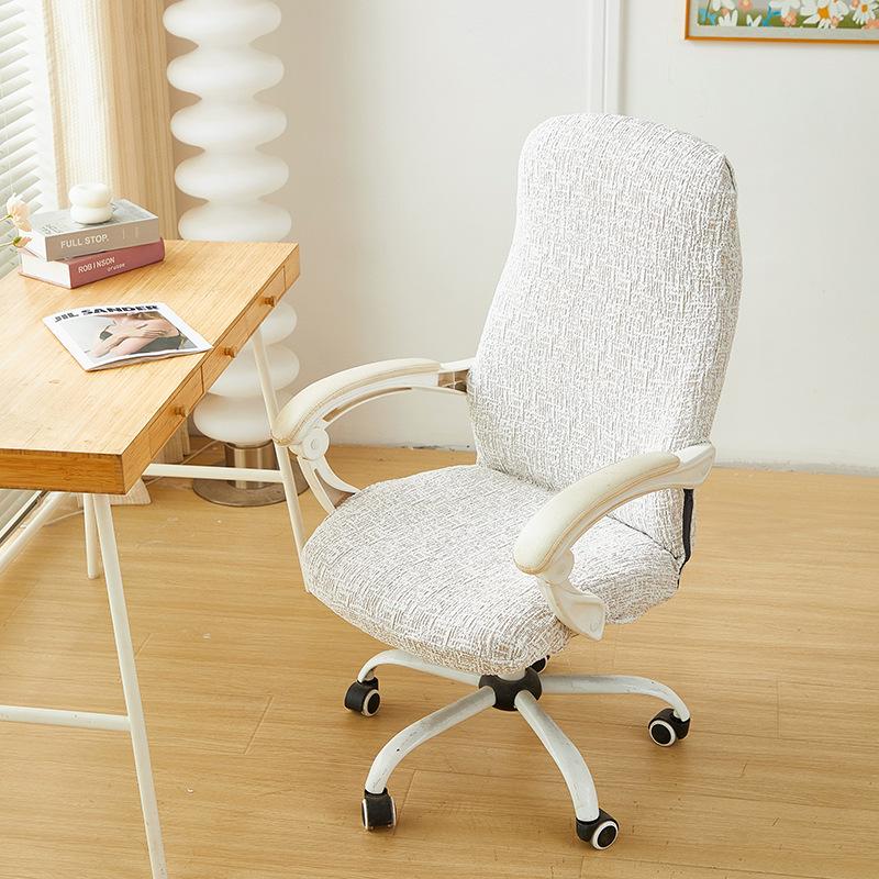 1pcs Office Chair Cover Learning Swivel Chair Cover Universal Gaming Computer Chair Covers All Inclusive Zipper Opening Closing Protective Cover