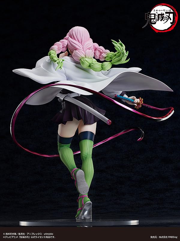 Demon Kimetsu no Yaiba Mitsuri Kanroji scară plastic pictat figurin finisat Slayer 1/4
