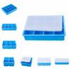 4/6/8/12 Grids Ice Cube Maker Silicone Square Ice Mold Multifunctional Large  Ice Cube Tray  Bar