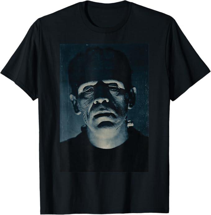 Frankenstein Halloween Horror Vintage Comic Book Retro Movie T-Shirt L