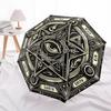 1pc Mystic Symbols Automatic Folding Umbrella - Design, Durable Iron Frame for Travel, Outdoor, Beach Fashion Accessory a0920032