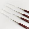 Mini Extra Thin Crochet Hook Yarn Knitting Tool Lace Thread Needle Pen Style Craft Kit Handy Stitch Implement for Hat Shoe