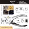 Labor-saving Eyelet Hole Punch Pliers Kit  for Bookbinding, Leather & Fabric