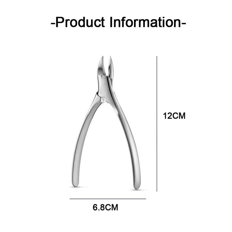 Professional Nail Clipper Nail Scissors Anti-Splash Nails Clippers Stainless Steel Pedicure Tools Deep Into Nail Grooves ZJJ03