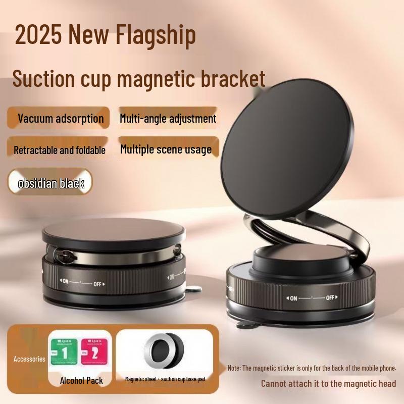 Magnetic Car Phone Holder & Vacuum Stand for Navigation