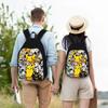 Cute Cartoon Manga Poke-Mon Classical Backpack with Pocket Student Hiking Travel Pokemoned  Daypack College Shoulder Bag