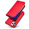 Hurtel Magnetic Wallet Case iPhone 12 Pro Max Red