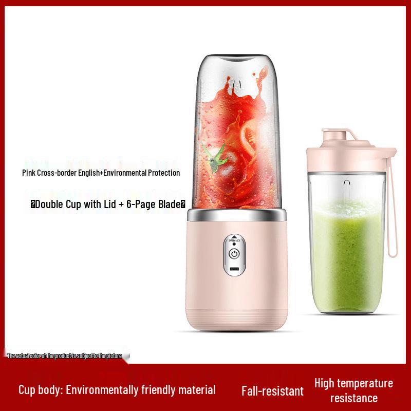 

Портативный аккумуляторный стакан-соковыжималка - Многофункциональный блендер для студентов и дома