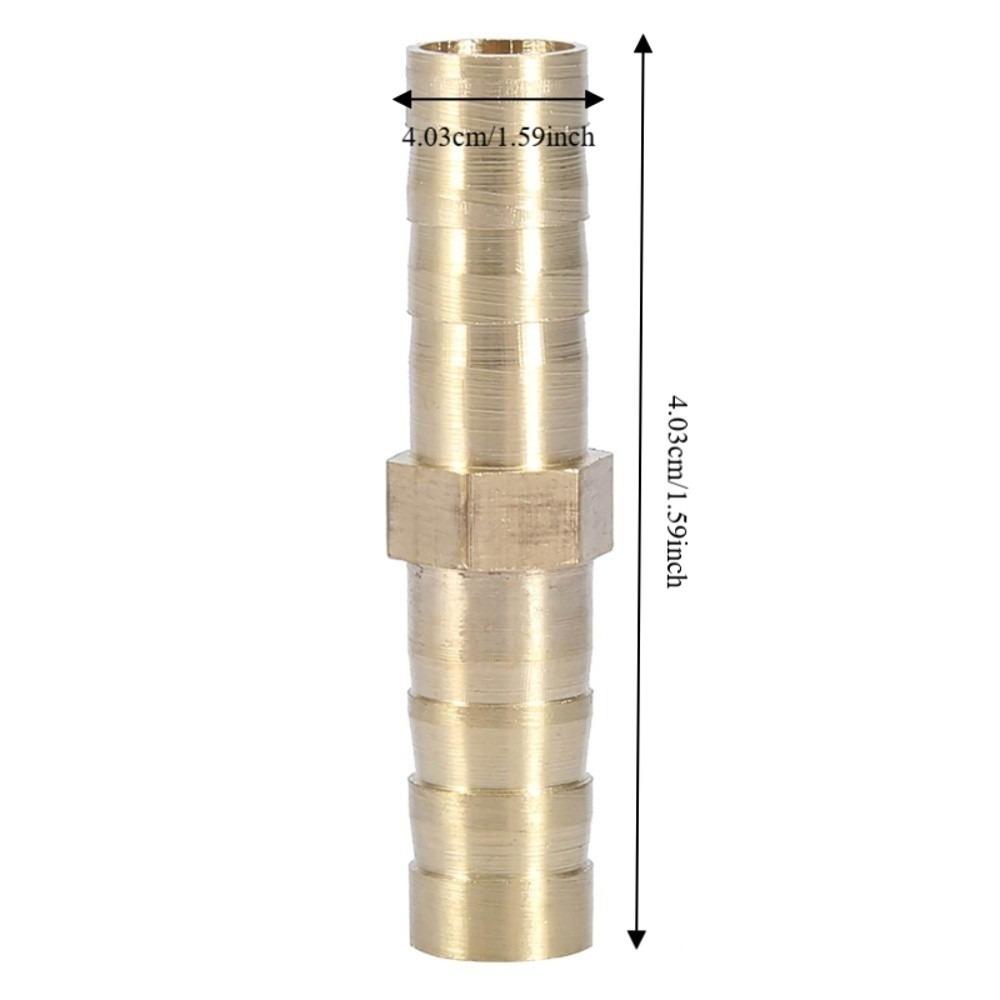 10pcs Straight Design Straight Pipe Connector Brass Material Hose Barb Fitting  CNC Machine