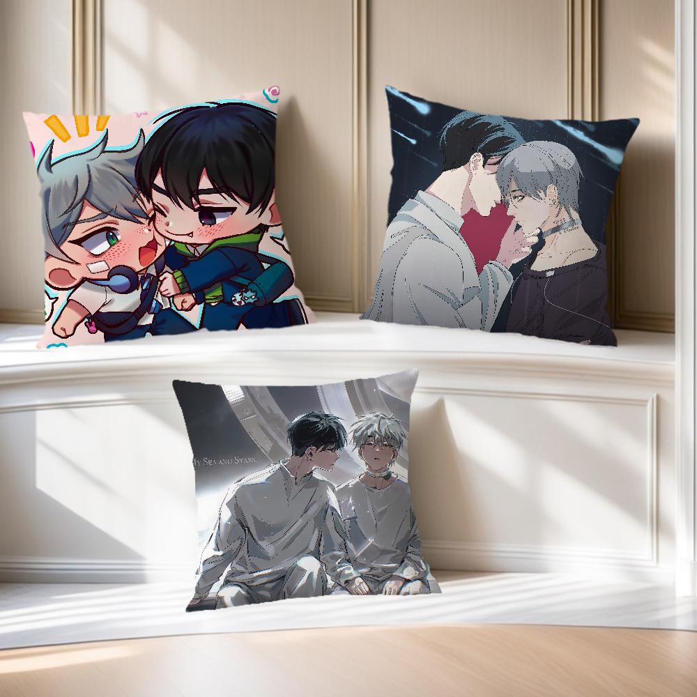 anime fanart a-Alien Stage Ivan Till chibi Comfortable soft Pillow Case for Sofa Living Room Home office Decor Protective Covers