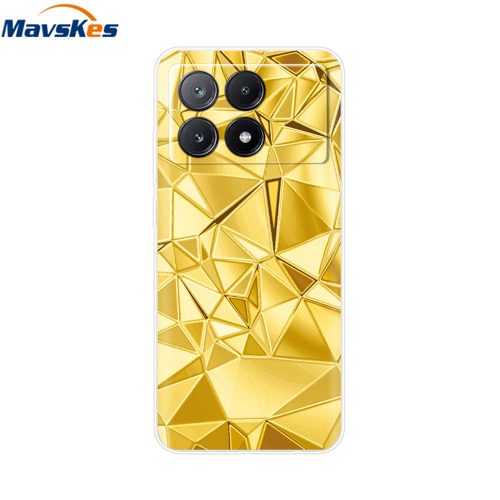 Für Xiaomi Poco X6 Pro Hülle Weiches TPU Silikon Handy Klare Abdeckung Für Xiaomi Poco X6 5G Hülle Bumper Pocox6 X 6 5G 2024 Funda Coque